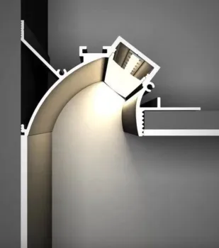 Stylish Hidden LED Aluminum Channel Extrusion Profile