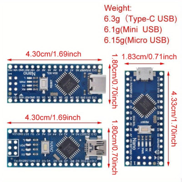 lorida nano v3.0 Type-C CH340 ATMEGA328 for Arduino