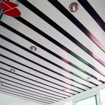 Wholesale powder coat moistureprood G shape aluminum strip false ceiling