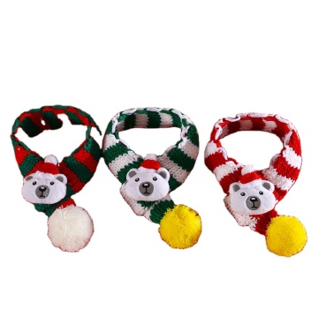 Christmas Dog Pet Bib, Hat, and Scarf Gift Set
