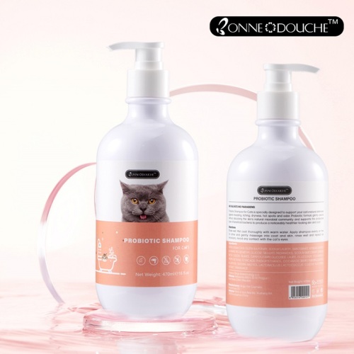 Shampooing probiotique pour chats de compagnie