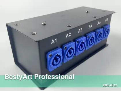 6CH Stage Light PowerCon Power Distributor Box