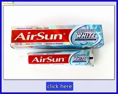 airsun anti-plaque refresh breath remove stain toothpaste