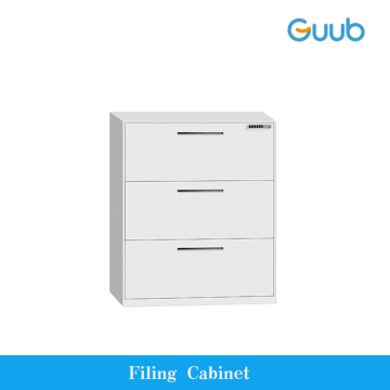 Cheap lateral file cabinet, 3 drawer steel filing cabinet for office