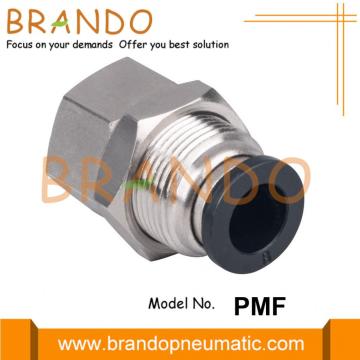 1/8'' 1/4'' Bulkhead Female Straight Pneumatic Hose Fittings