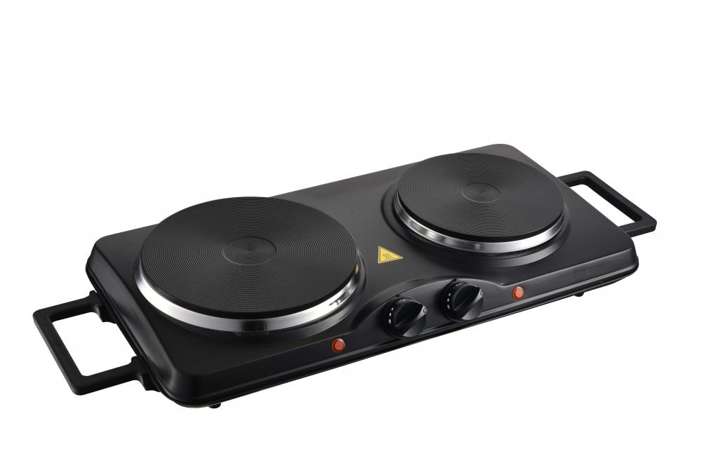 Electric Doule cast iron hotplate with handle