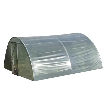 EU PROFI 4x4.5x2.5m Tunnel Greenhouse: Easy Ventilation Control