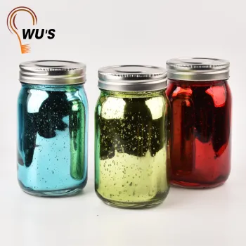 Great durability 0.2W 4.5V decoration glass plastic metal mason jar lights led battery light