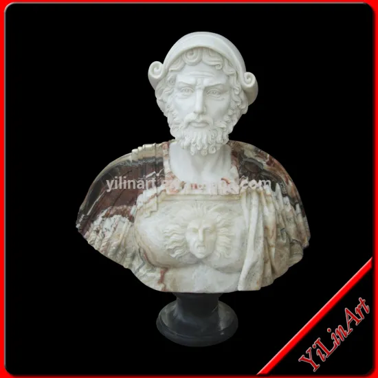 Carved marble bust statue (YL-T136)