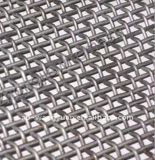 0.8-8mm dia302/304crimped wire mesh