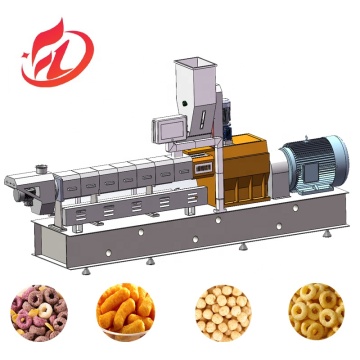 Automatic Corn Flakes Extruder Machine with Mixer and Biscuit Making Machine for Flour Production