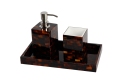 Brown Pen Shell Bathroom Amenity Sets voor Groothandel