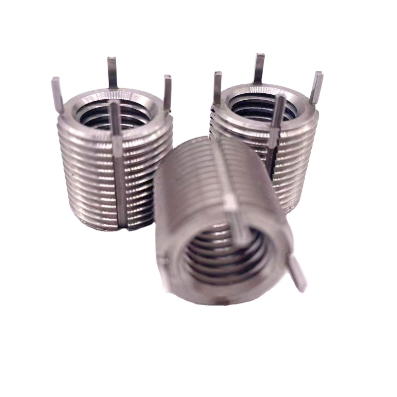 M10 Metric Inch Threaded Key Locking Insert Stainless Steel Self Tapping Fastener Zinc Material