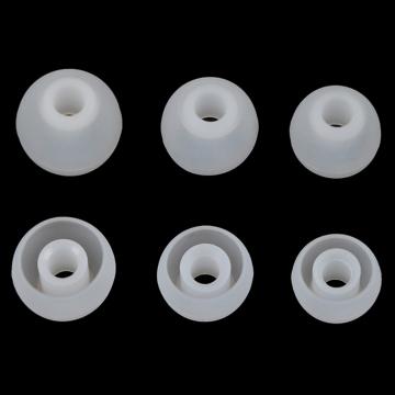 6pcs Transparent Silicone Earphone Earbuds Set (S/M/L) Replacement for Apple AirPods