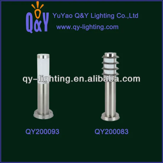 energy saving stinless steel Lawn light garden bollard light pole light E27 IP44 SS outdoor light