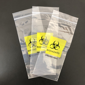 Tamanhos diferentes de amostra de sacos de biohazard de amostras médicas