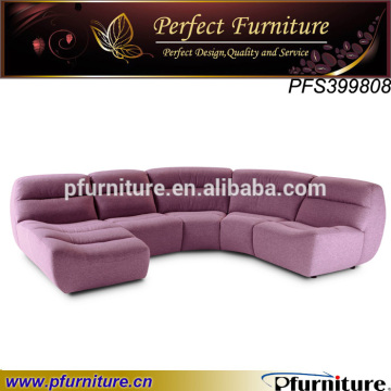 PFS399808 Arc sofa fat sofa set curved sofa set