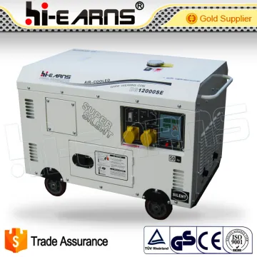 New design! 12KVA three phase two cylinder silent diesel generator