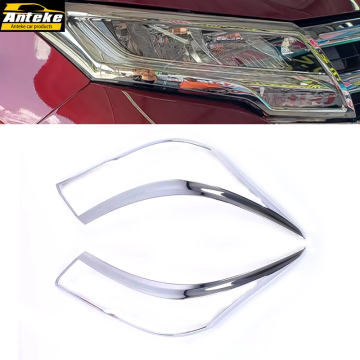 OEM Car ABS Carbon Fiber Chrome Exterior Trim Parts for Toyota RUSH Headlight Eyebrow Trim Cover