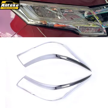 OEM Car ABS Carbon Fiber Chrome Exterior Trim Parts for Toyota RUSH Headlight Eyebrow Trim Cover
