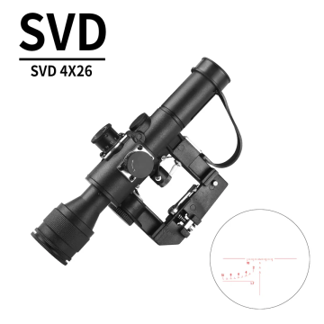 Factory Wholesale SVD 4x26 Scope with Long Range and Fast Focus Optics Accessories