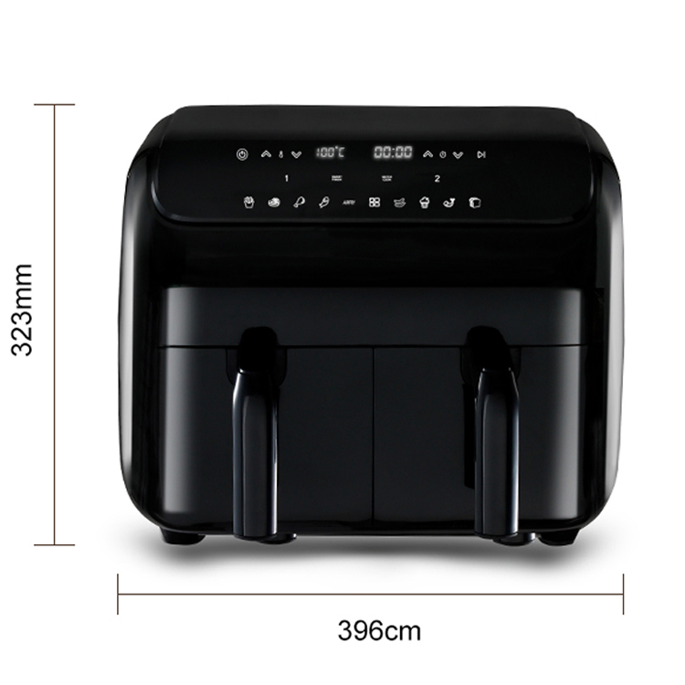 Big Capacity Digital  8L Dual Air Fryer