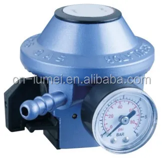ISO 9001:2008 Certified Gas Regulator with Meter, Manometer, and Valve