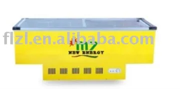 island freezer display cooler super market freezer cabinet freezer