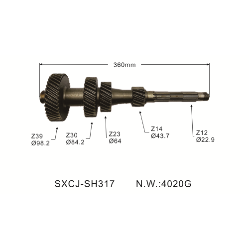 OK43A17300 Manual Transmission GearShaft for BESTA 3000 OK43A-17-300