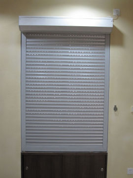 Outside Aluminum Shutter Window (TS-326)
