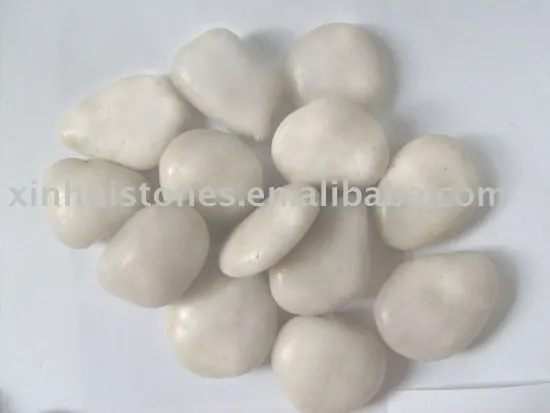 white pebble stone
