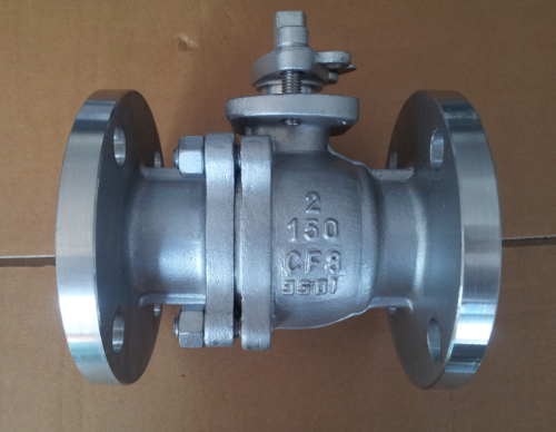 API608 A351 CF8 FLOATING BALL VALVE