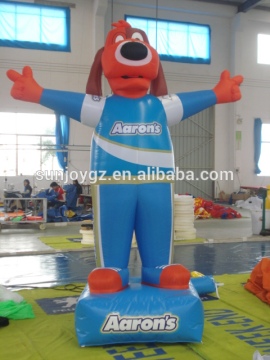 2016 Hot sale advertising small inflatable cartoon dog for sale