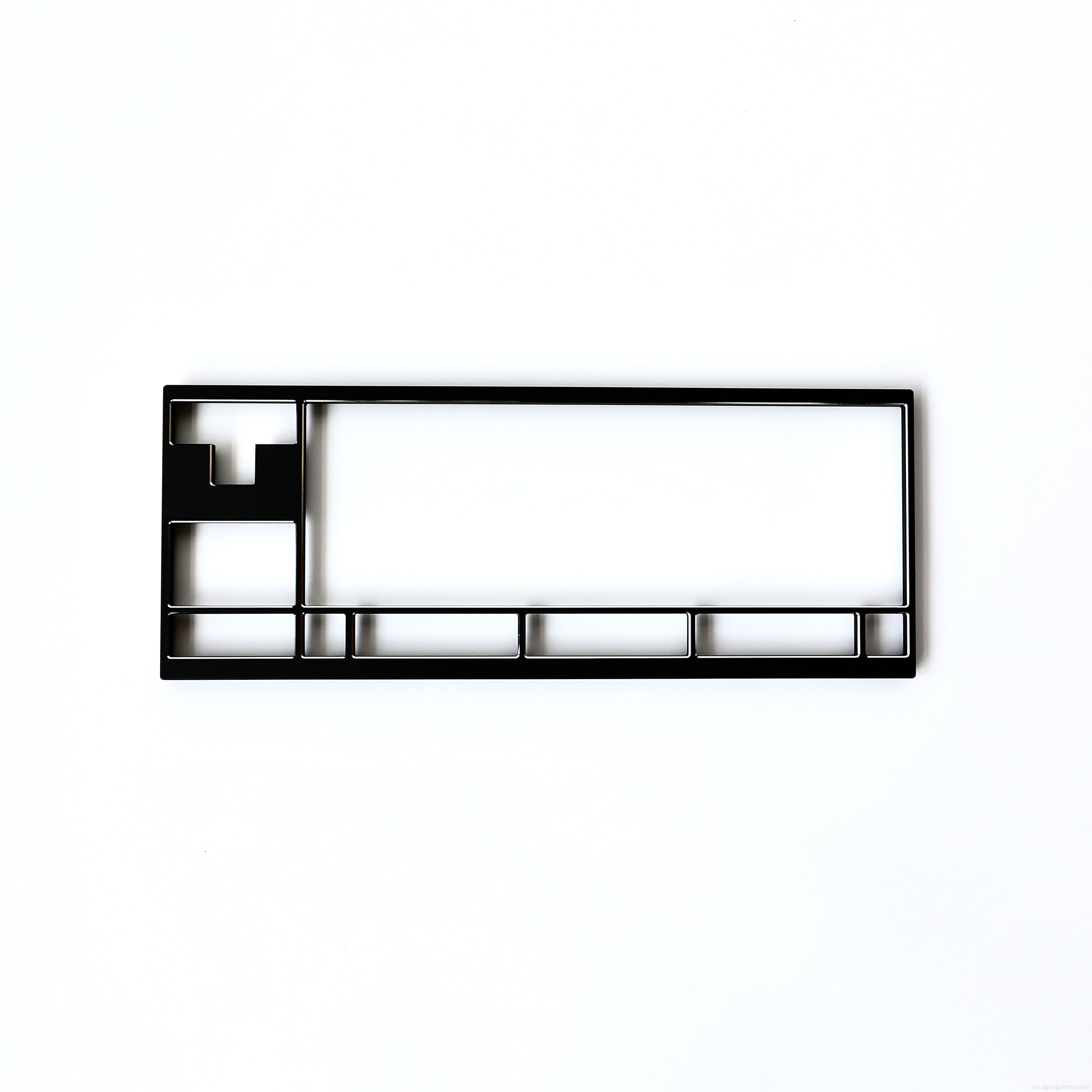 Faʻatulagaina Trenicour Alleminim Cnc Mechanical Keyboard CNC mataupu