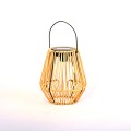 Wicker bamboo strip ambience outdoor lights