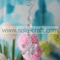 Special On 17CM Clear Transparent Grade A Acrylic Pressed Flower Vase Beaded Garland Prism