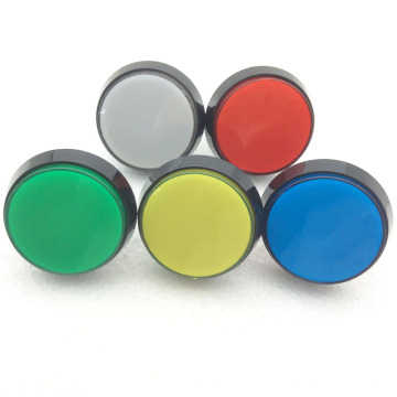 Waterproof 60mm Button Light Switch with Frame for Game Console (2Pin LED)