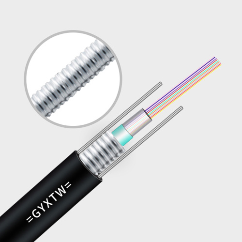 cost of optical fiber cable per meter 4core single mode armoured GYXTW optical fiber cable Manufactory