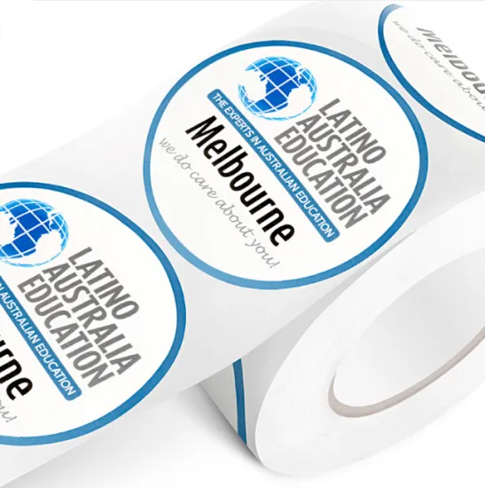 Printing Personalized Adhesive Roll Label Sticker