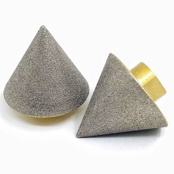 38-50mm Vacuum Brazed M14 Thread Diamond Chamfer Milling Bits for Marble, Concrete, and Tile Cutting