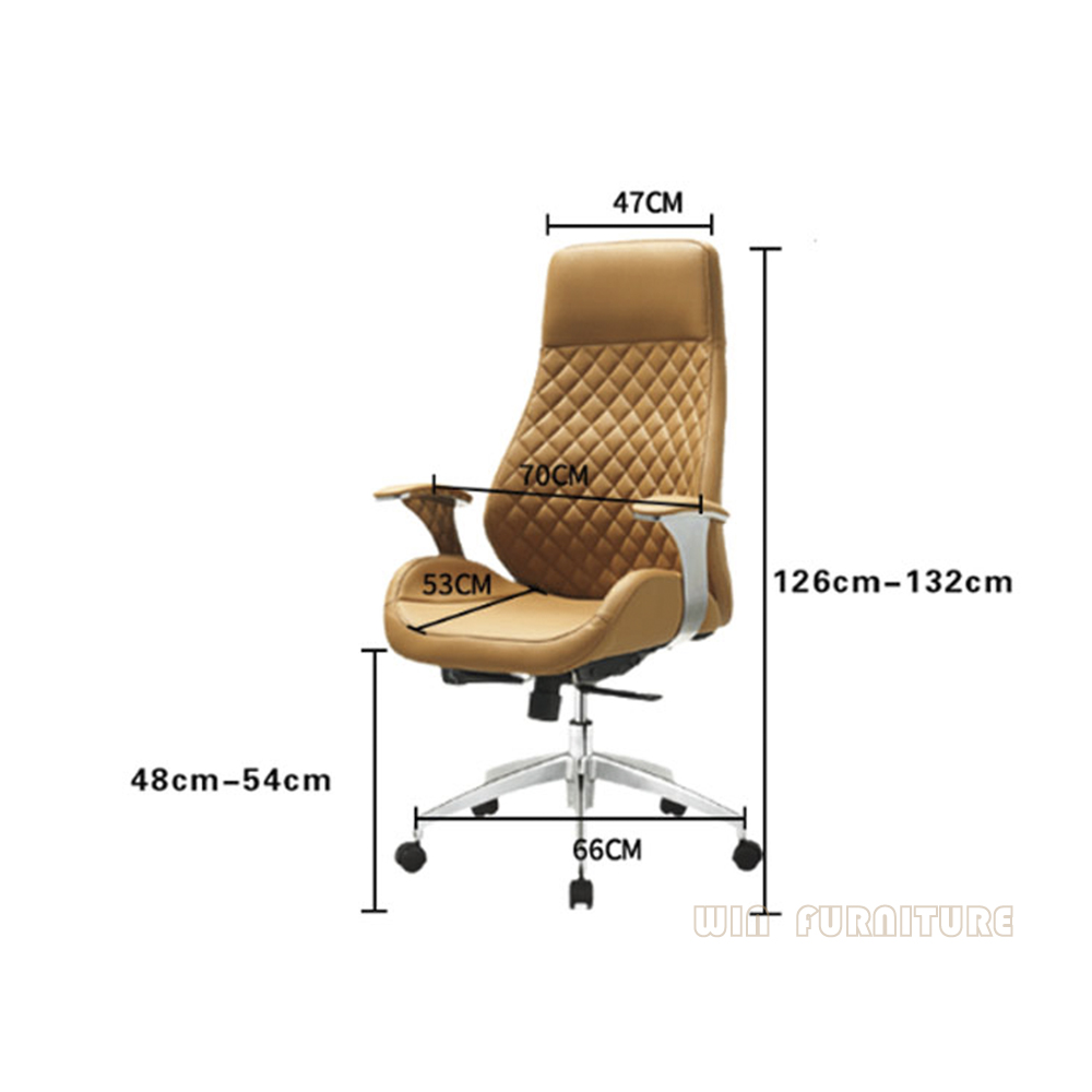 PU Leather High Back Chairs