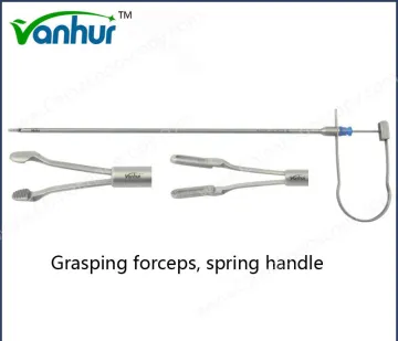 Surgical Laparoscopic Spring Handle Grasping Forceps