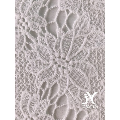 Embroidered Chemical Lace Fabric