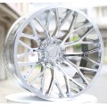 Roda cromada de 20 polegadas de alta qualidade para sedans, SUVs e carros de luxo