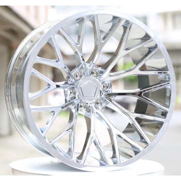 Rueda cromada de 20 pulgadas de alta calidad para sedanes, SUV y automóviles de lujo