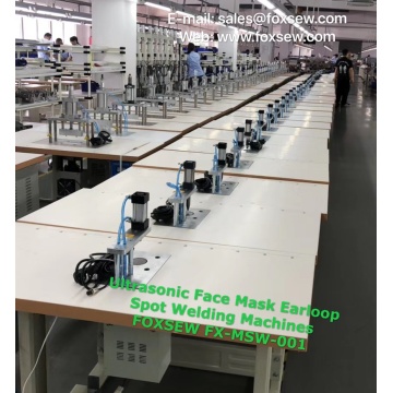 Mask Earloop Spot Welding Machine