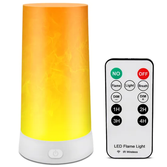 SHENPU Portable Rechargeable Flame-Looking LED Table Lamp
