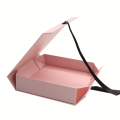 Пользовательский логотип магнитная коробка закрытие розовый