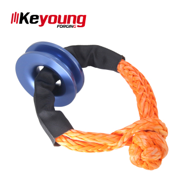 China Minimum Price Vehicle Recovery Soft Synthetic Shackle Rope Strap