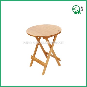 Kapalı ve Açık Yemek Masası,% 100 Bambu Katlanır Masa, Sehpa